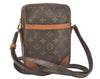 Authentic Louis Vuitton Monogram Danube Shoulder Cross Body Bag M45266 LV 7753J