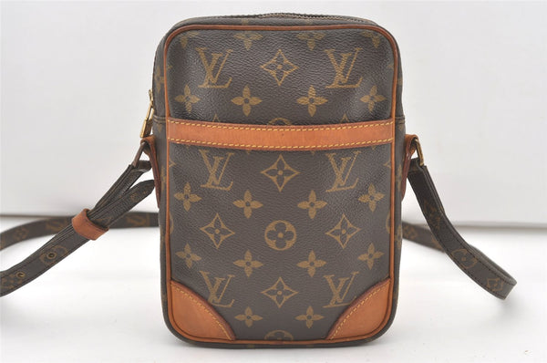 Authentic Louis Vuitton Monogram Danube Shoulder Cross Body Bag M45266 LV 7753J