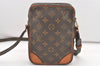 Authentic Louis Vuitton Monogram Danube Shoulder Cross Body Bag M45266 LV 7753J