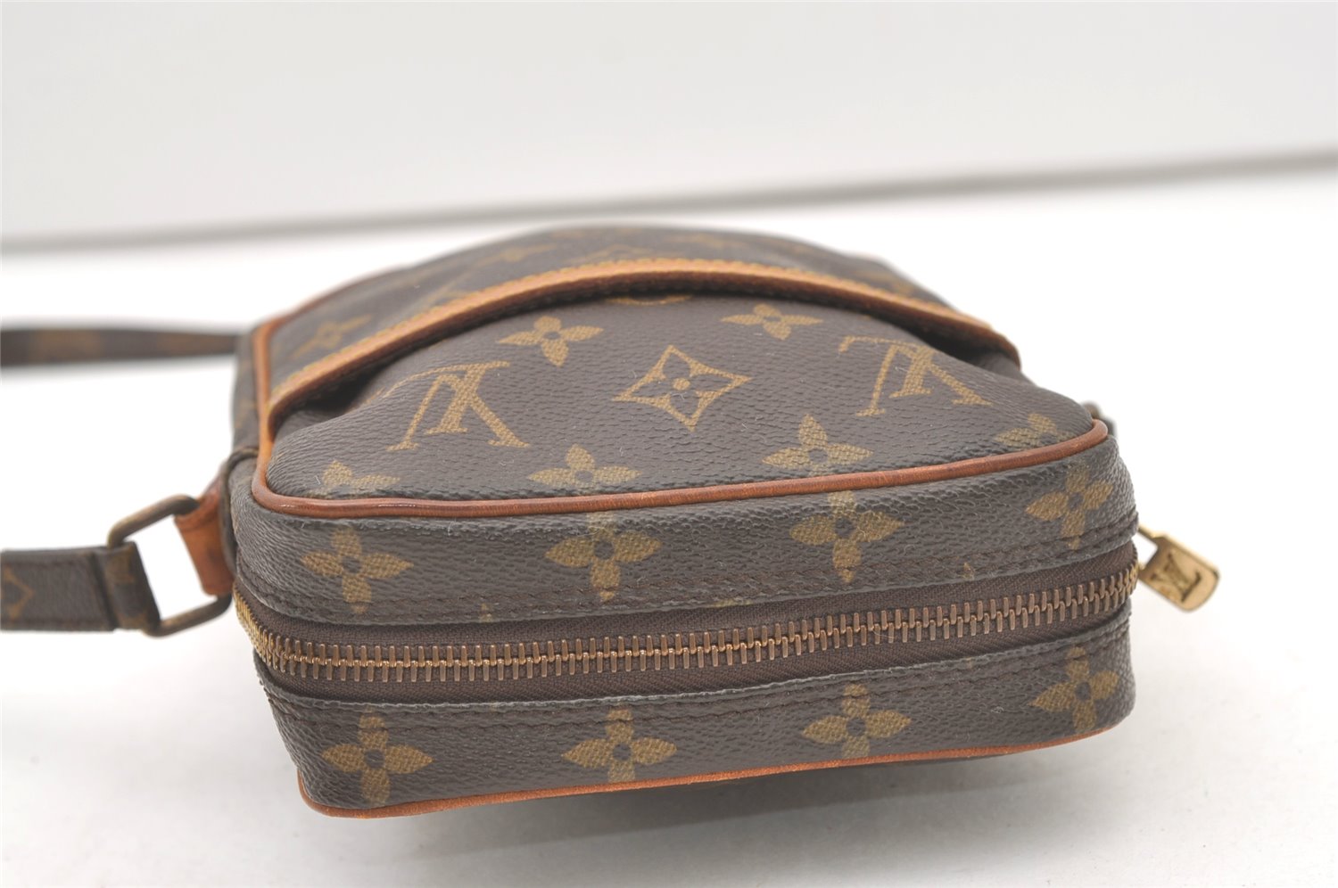 Authentic Louis Vuitton Monogram Danube Shoulder Cross Body Bag M45266 LV 7753J