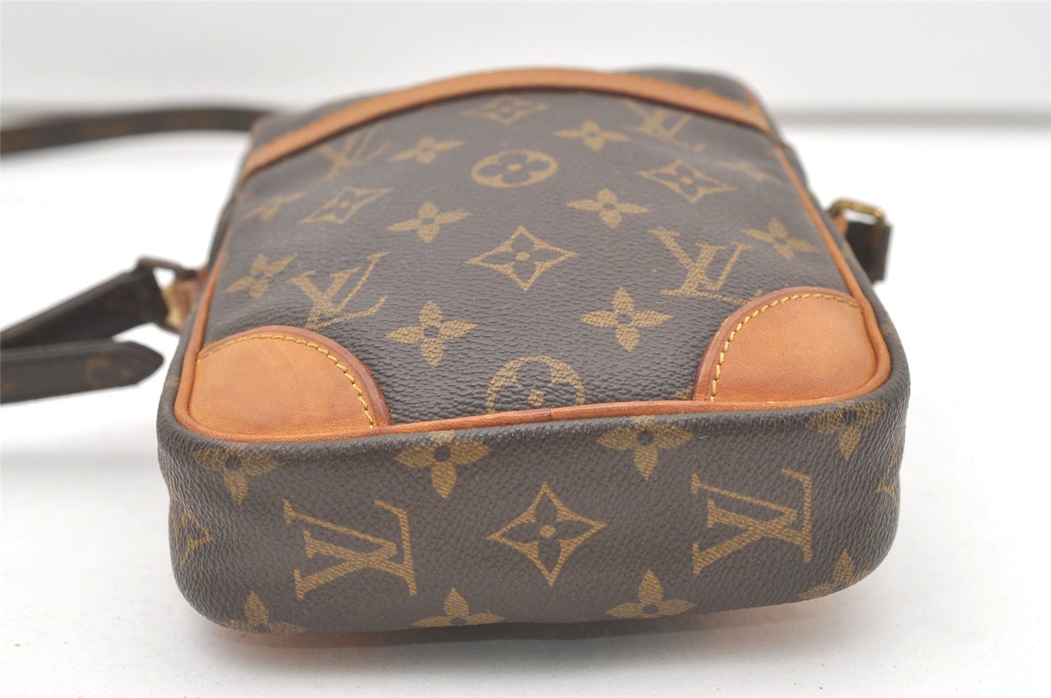 Authentic Louis Vuitton Monogram Danube Shoulder Cross Body Bag M45266 LV 7753J