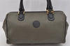 Authentic FENDI Zucchino 2Way Shoulder Hand Bag PVC Leather Khaki Green 7755I