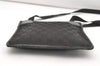 Authentic GUCCI Shoulder Cross Body Bag GG Canvas Leather 0190348 Black 7755J