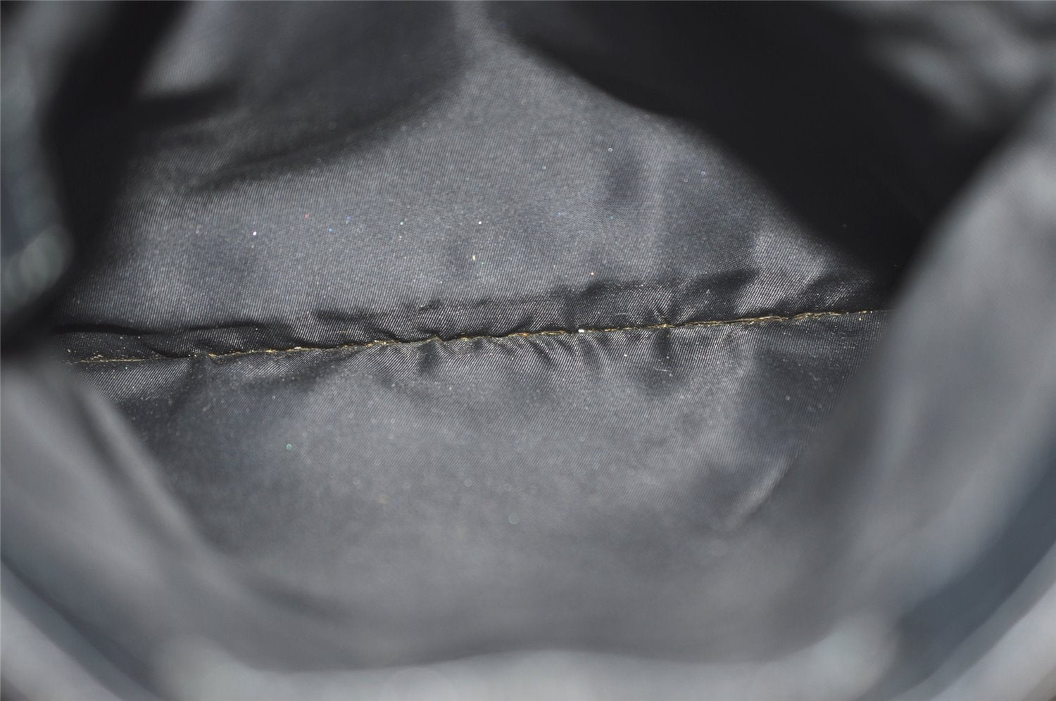 Authentic GUCCI Shoulder Cross Body Bag GG Canvas Leather 0190348 Black 7755J