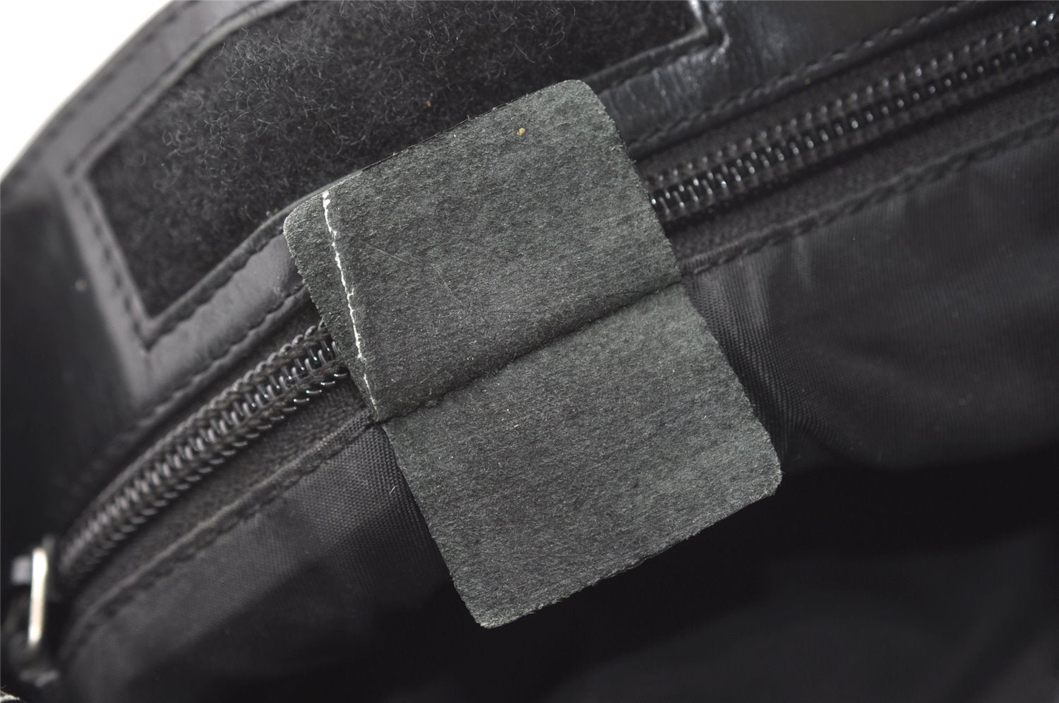 Authentic GUCCI Shoulder Cross Body Bag GG Canvas Leather 0190348 Black 7755J