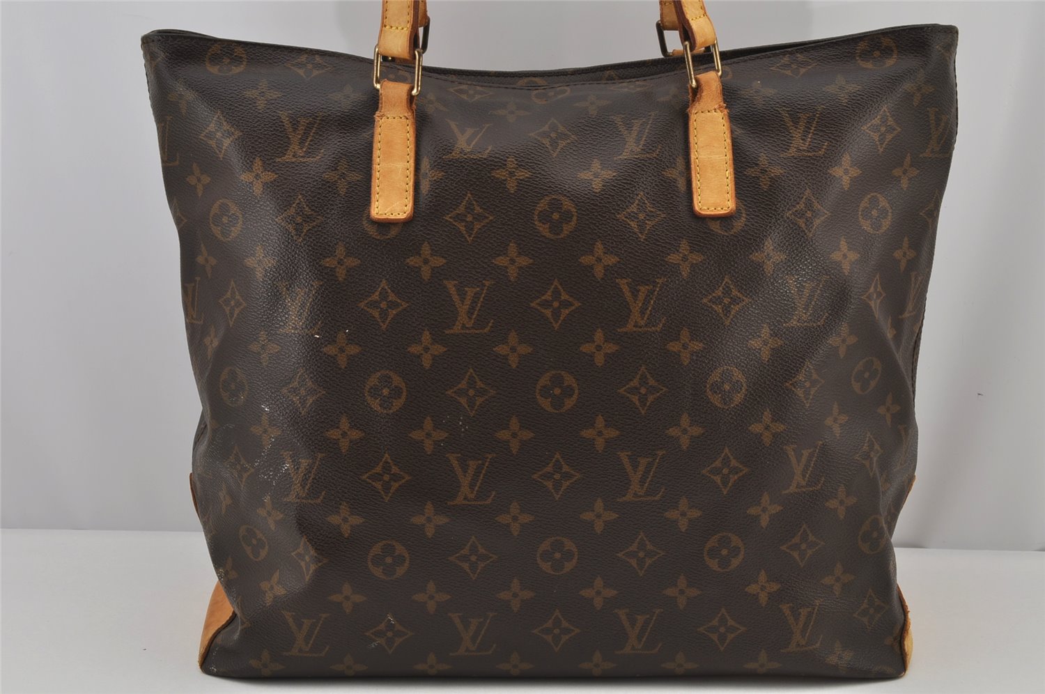 Authentic Louis Vuitton Monogram Cabas Mezzo Shoulder Tote Bag M51151 LV 7756J