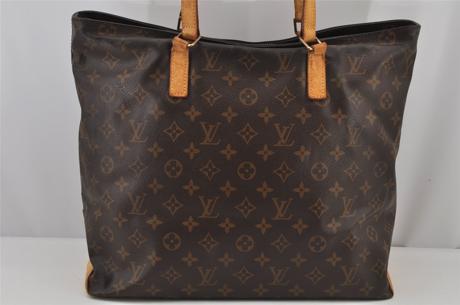 Authentic Louis Vuitton Monogram Cabas Mezzo Shoulder Tote Bag M51151 LV 7756J