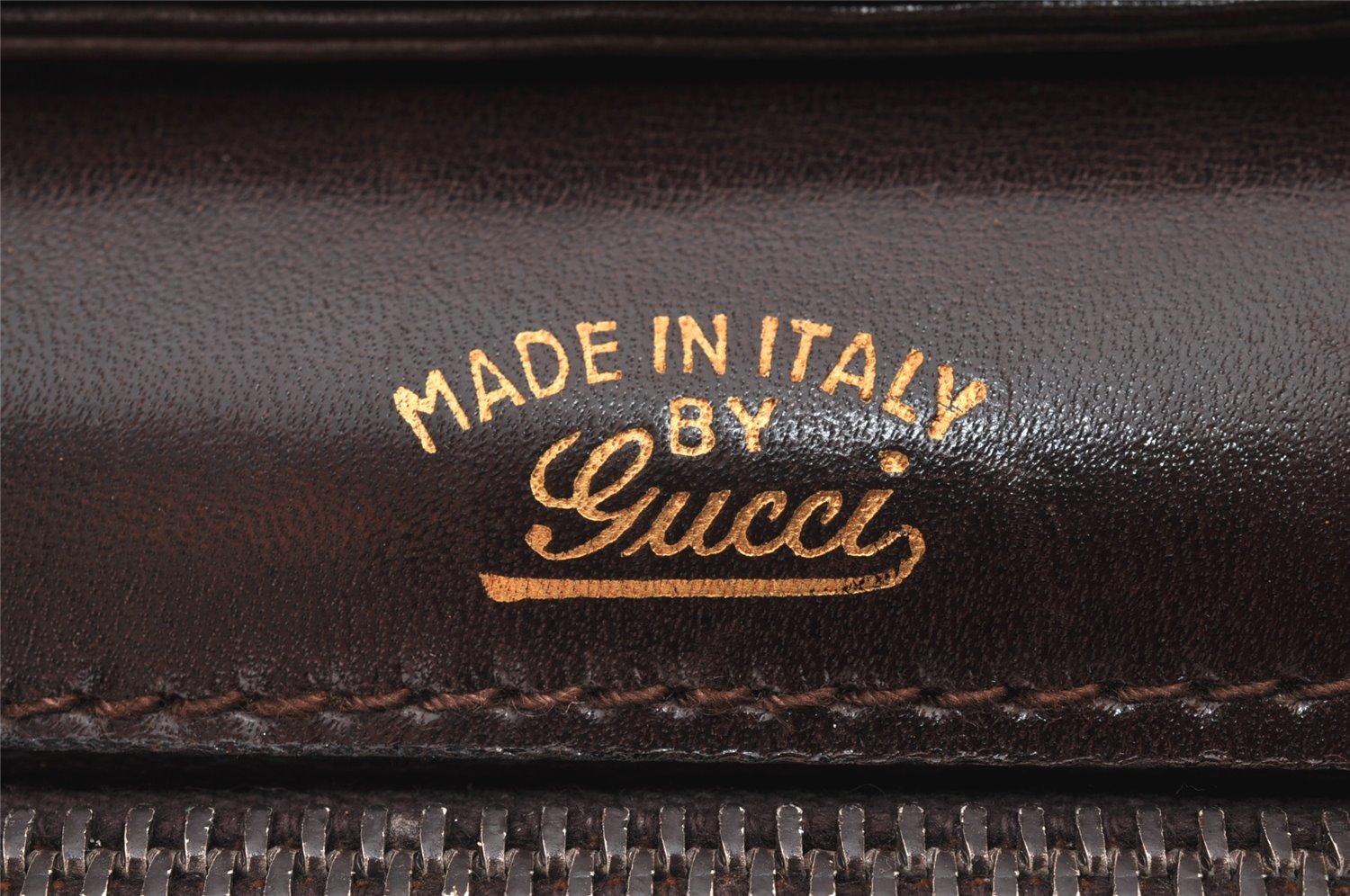 Authentic GUCCI Vintage Square GG Shoulder Bag Purse Suede Leather Brown 7757I