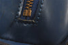 Authentic Louis Vuitton Epi Dauphine GM Cosmetic Pouch Blue M48435 Junk 7758J