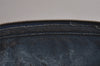 Authentic Louis Vuitton Epi Dauphine GM Cosmetic Pouch Blue M48435 Junk 7758J