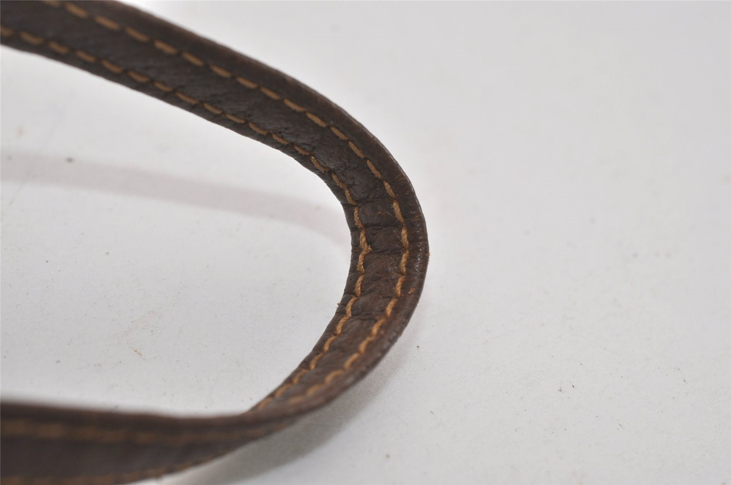 Authentic GUCCI Vintage Clutch Hand Bag Purse GG PVC Leather Brown Junk 7761I