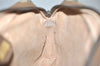 Authentic GUCCI Vintage Clutch Hand Bag Purse GG PVC Leather Brown Junk 7761I