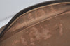 Authentic GUCCI Vintage Clutch Hand Bag Purse GG PVC Leather Brown Junk 7761I
