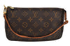 Authentic Louis Vuitton Monogram Pochette Accessoires Pouch M51980 LV 7761J