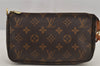 Authentic Louis Vuitton Monogram Pochette Accessoires Pouch M51980 LV 7761J
