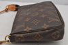 Authentic Louis Vuitton Monogram Pochette Accessoires Pouch M51980 LV 7761J