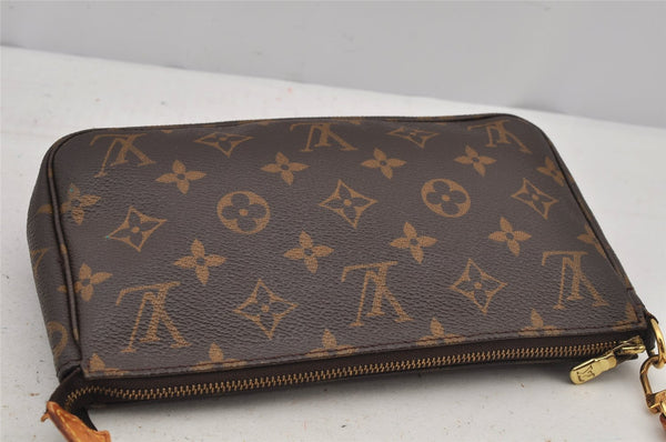 Authentic Louis Vuitton Monogram Pochette Accessoires Pouch M51980 LV 7761J