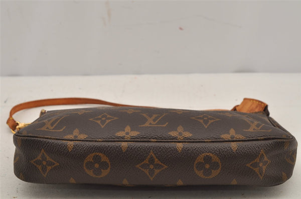 Authentic Louis Vuitton Monogram Pochette Accessoires Pouch M51980 LV 7761J