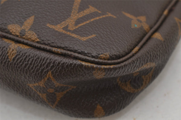 Authentic Louis Vuitton Monogram Pochette Accessoires Pouch M51980 LV 7761J