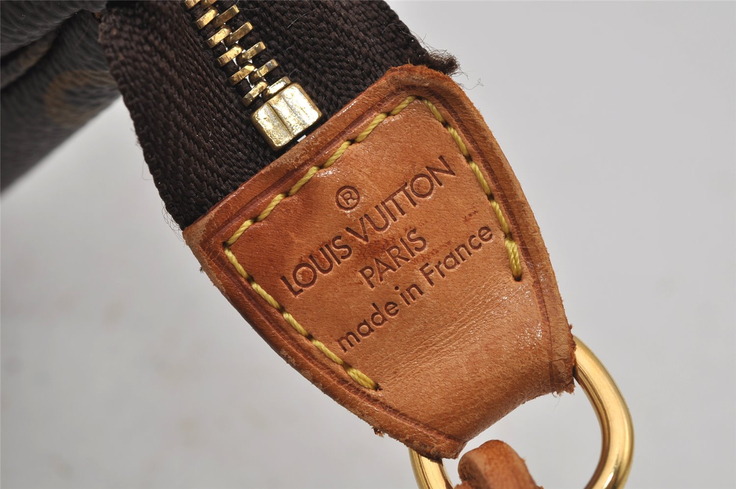 Authentic Louis Vuitton Monogram Pochette Accessoires Pouch M51980 LV 7761J