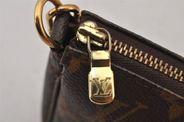 Authentic Louis Vuitton Monogram Pochette Accessoires Pouch M51980 LV 7761J