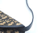 Authentic Christian Dior Trotter Shoulder Bag Canvas Leather Navy Blue Junk 7763I