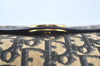 Authentic Christian Dior Trotter Shoulder Bag Canvas Leather Navy Blue Junk 7763I