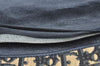 Authentic Christian Dior Trotter Shoulder Bag Canvas Leather Navy Blue Junk 7763I