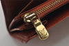 Auth Louis Vuitton Epi Pochette Porte Monnaie Credit Wallet Brown Junk 7763J