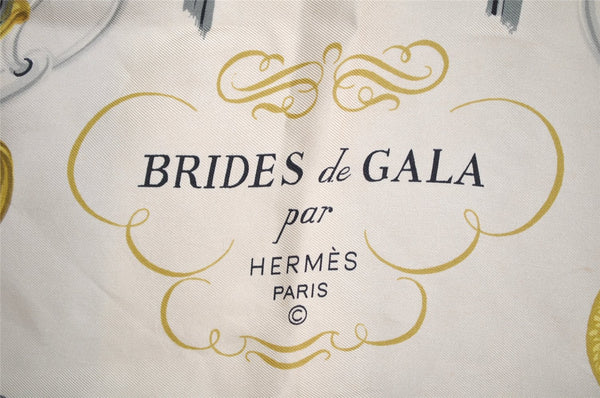 Authentic HERMES Carre 90 Scarf "BRIDES de GALA par " Silk Pink 7766I