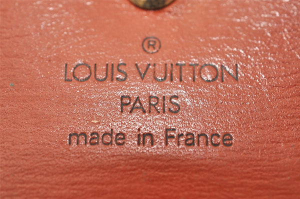Louis Vuitton Epi Porte Monnaie Billets Cartes Credit Wallet M63488 Brown 7766J