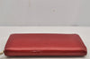 Authentic Louis Vuitton Vernis Zippy Wallet Long Purse Red M91981 LV 7767J