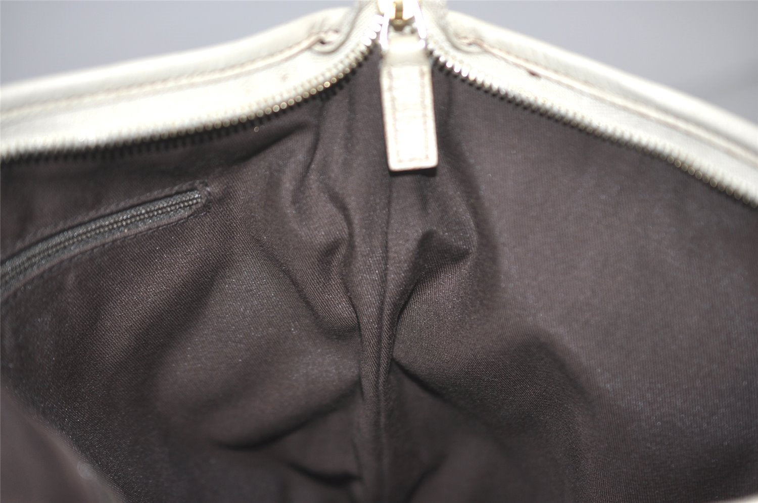 Authentic GUCCI Abbey Shoulder Cross Bag GG Canvas Leather 131326 Brown 7768I