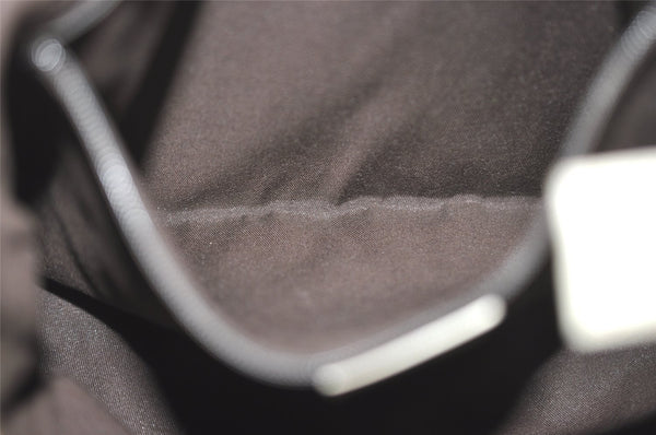 Authentic GUCCI Abbey Shoulder Cross Bag GG Canvas Leather 131326 Brown 7768I