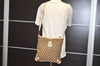 Authentic GUCCI Abbey Shoulder Cross Bag GG Canvas Leather 131326 Brown 7768I
