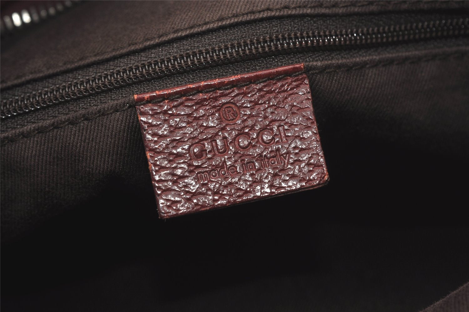 Authentic GUCCI Shoulder Cross Body Bag GG Canvas Leather 113013 Brown 7769I