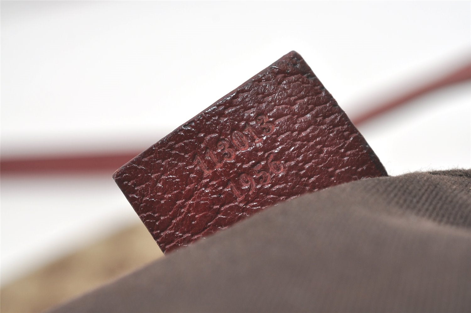 Authentic GUCCI Shoulder Cross Body Bag GG Canvas Leather 113013 Brown 7769I