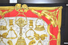 Authentic HERMES Carre 90 Scarf "ETRIERS" Silk Black Box 7769J