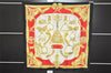 Authentic HERMES Carre 90 Scarf "ETRIERS" Silk Black Box 7769J
