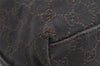 Authentic GUCCI Vintage Shoulder Tote Bag GG Canvas Leather 101341 Brown 7770I
