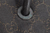 Authentic GUCCI Vintage Shoulder Tote Bag GG Canvas Leather 101341 Brown 7770I