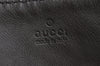 Authentic GUCCI Vintage Shoulder Tote Bag GG Canvas Leather 101341 Brown 7770I