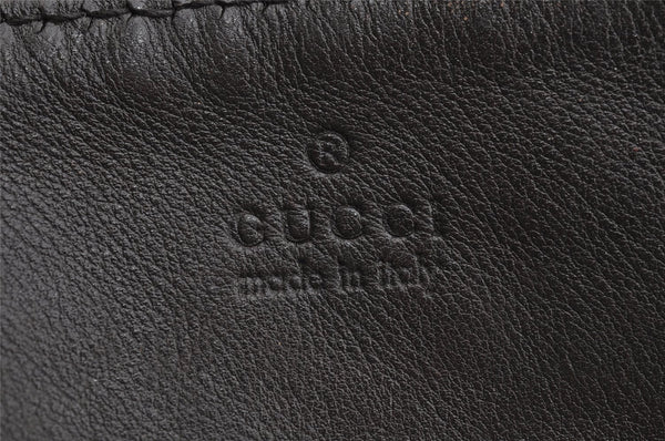 Authentic GUCCI Vintage Shoulder Tote Bag GG Canvas Leather 101341 Brown 7770I