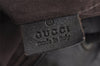 Authentic GUCCI Vintage Shoulder Tote Bag GG Canvas Leather 101341 Brown 7770I