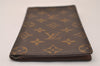 Authentic Louis Vuitton Monogram Porte Valeurs Cartes Credit M61823 Wallet 7770J