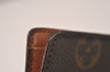 Authentic Louis Vuitton Monogram Porte Valeurs Cartes Credit M61823 Wallet 7770J