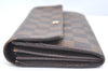 Authentic Louis Vuitton Damier Pochette Porte Monnaie Credit N61724 Wallet 7771I