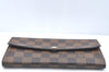 Authentic Louis Vuitton Damier Pochette Porte Monnaie Credit N61724 Wallet 7771I