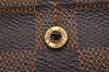 Authentic Louis Vuitton Damier Pochette Porte Monnaie Credit N61724 Wallet 7771I