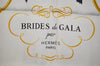 Authentic HERMES Carre 90 Scarf "BRIDES de GALA par" Silk Navy 7771J